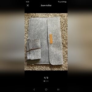 15.4" Macbook Pro Laptop sleeve